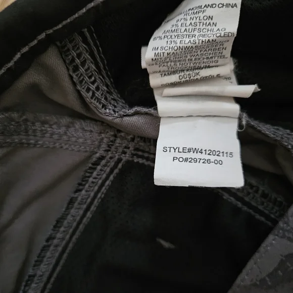 prAna Sky Canyon Jogger Pants Women’s 8 Gray Camo Zip Pockets Hiking - Picture 14 of 16